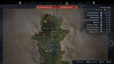 hogwarts legacy map size|All the regions you can visit on Hogwarts Legacy